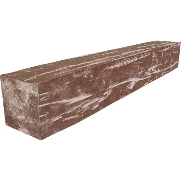 Riverwood Faux Wood Fireplace Mantel, Vintage Pecan, 6